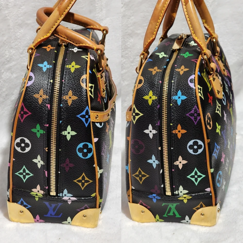 Authentic Louis Vuitton Black multicolor trouville - Picture 7 of 14